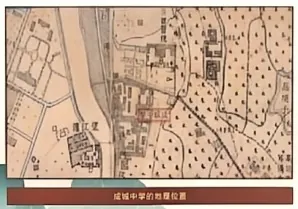成城中学校址平面图